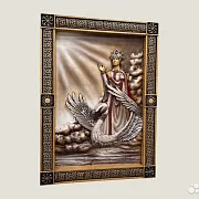 Резная картина из массива бука, 55 × 40 см — оригинальный подарок — фотография 2