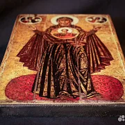 На память: Икона "Богоматерь Панагия Ярославская " — фотография 4
