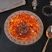 Блюдо сувенирное из янтаря — фотография 1