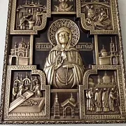 На память: Резная Икона Святая Матрона Московская — фотография 3