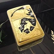 Зажигалка Zippo оригинал "Охота на медведя" — фотография 1