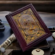 Русская охота — книга в коже — фотография 1