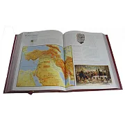 Библейский атлас — книга в кожаном переплёте — фотография 4