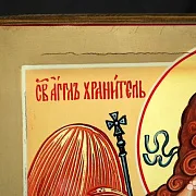 Икона с ковчегом "Ангел Хранитель" — фотография 3