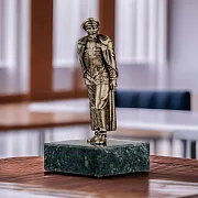 Статуэтка «Ф.Э. Дзержинский» из бронзы — фотография 1